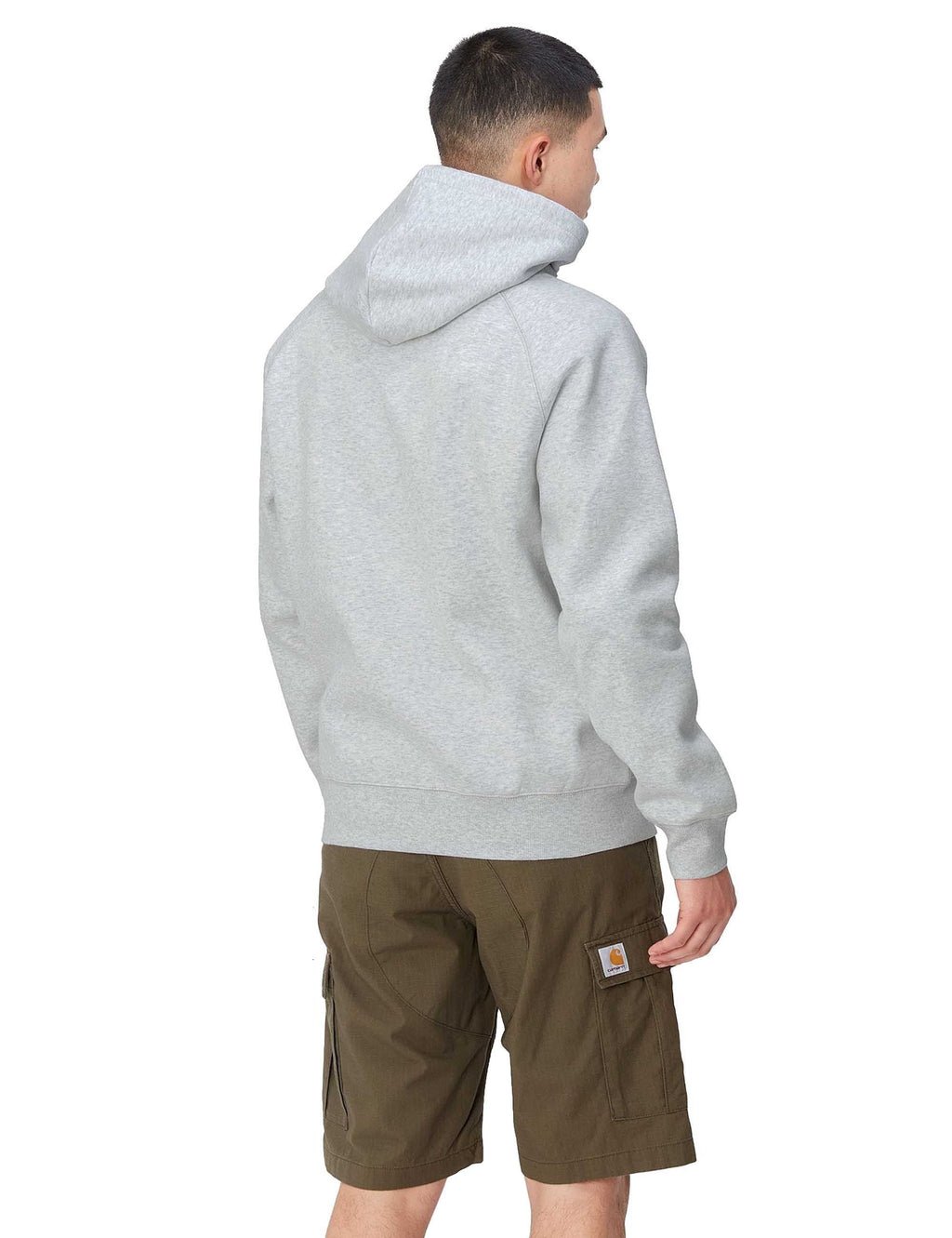 Chase Hooded Sweat - Ash Heather/Gold