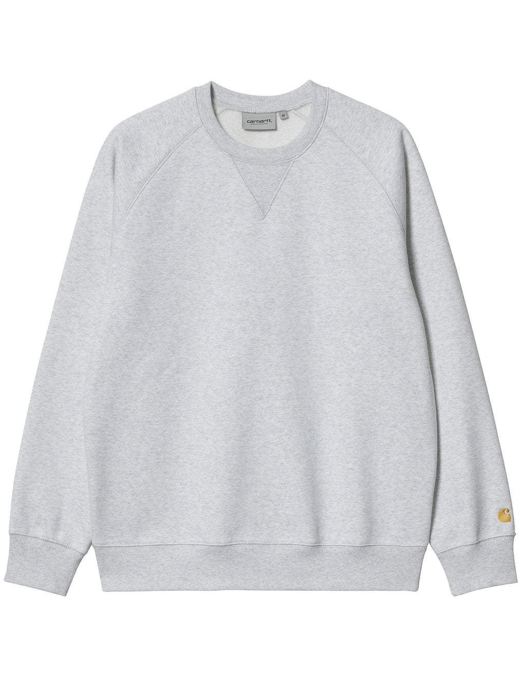 Chase Crew Sweat - Ash Heather/Gold