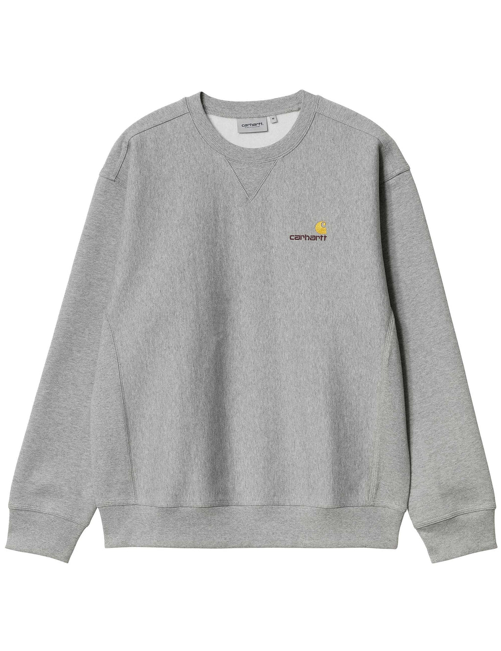 American Script Crew Sweat - Grey Heather