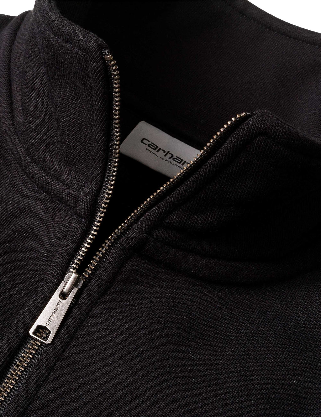 Chase Zip Neck Sweat - Black/Gold