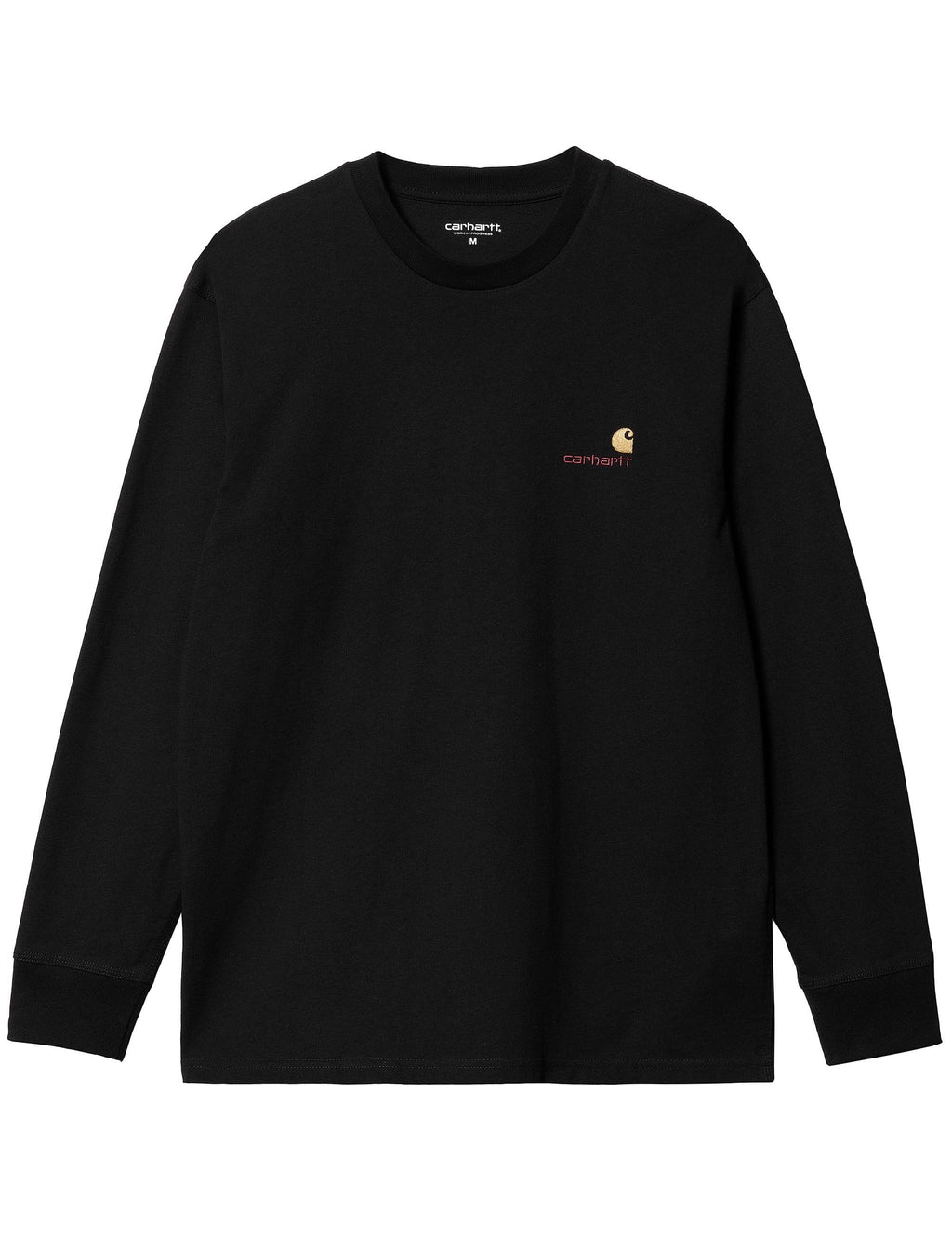 American Script Long Sleeve T-Shirt - Black