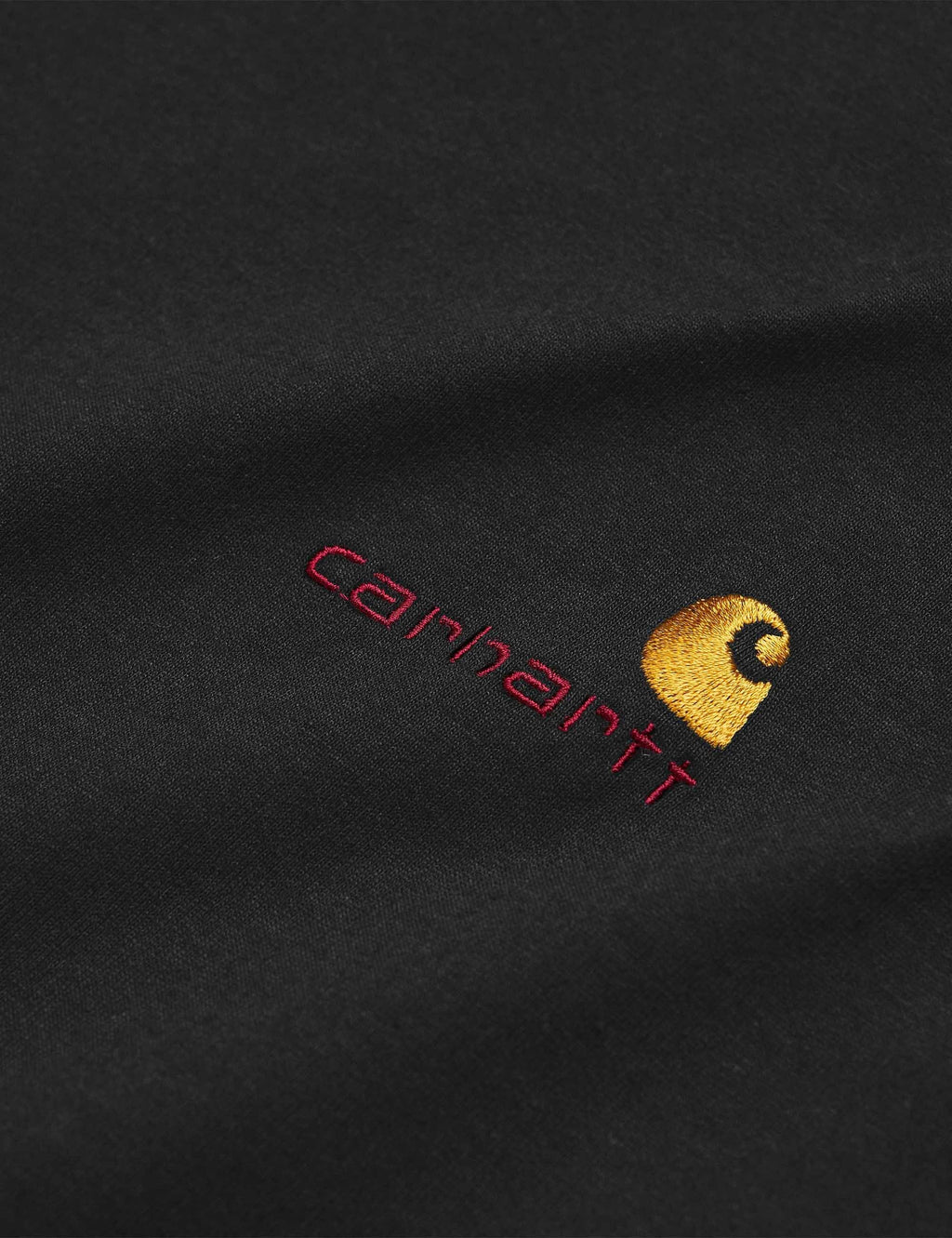 American Script Long Sleeve T-Shirt - Black