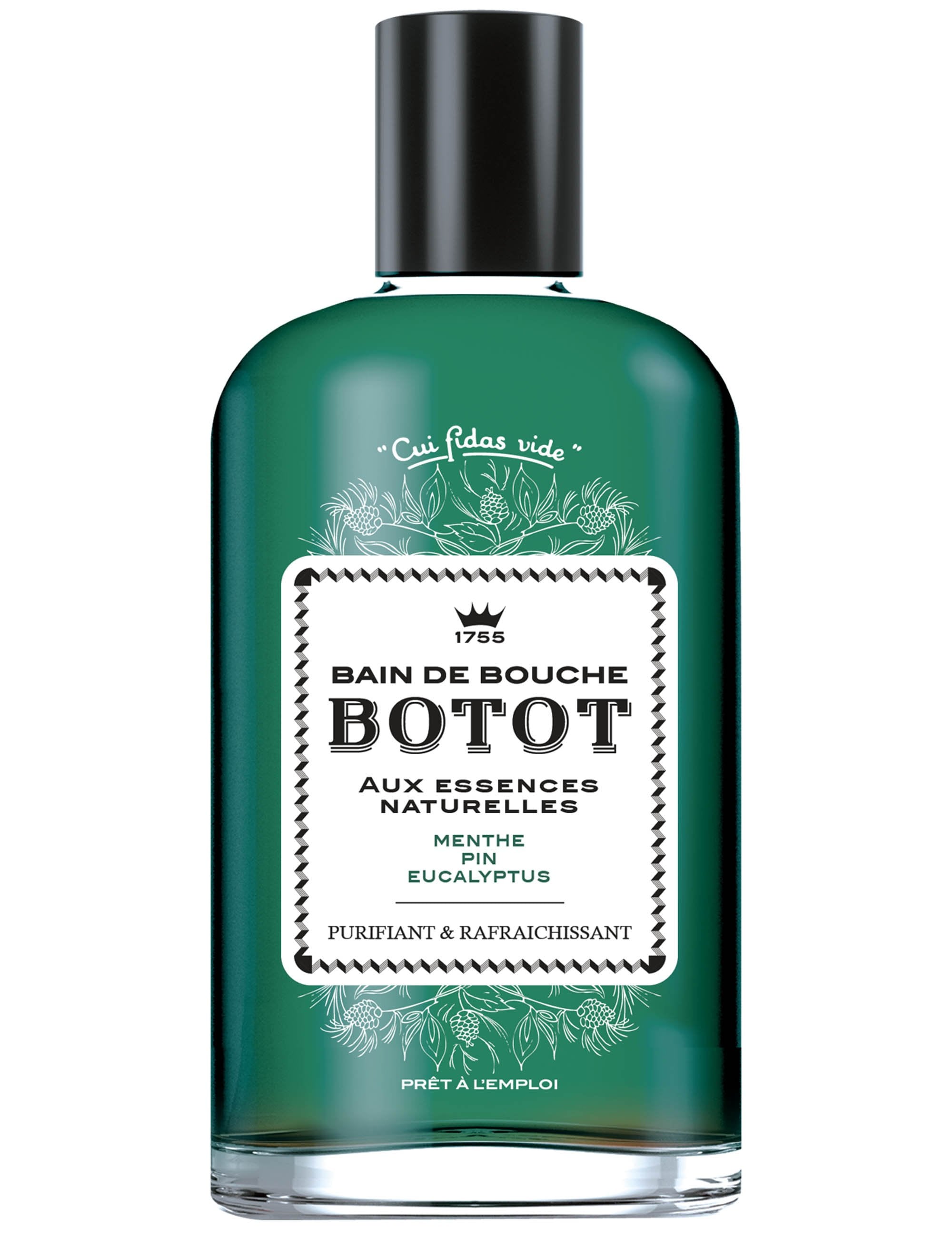 Botot Mouthwash (250ml) - GREEN Mint, Pine, Eucalyptus