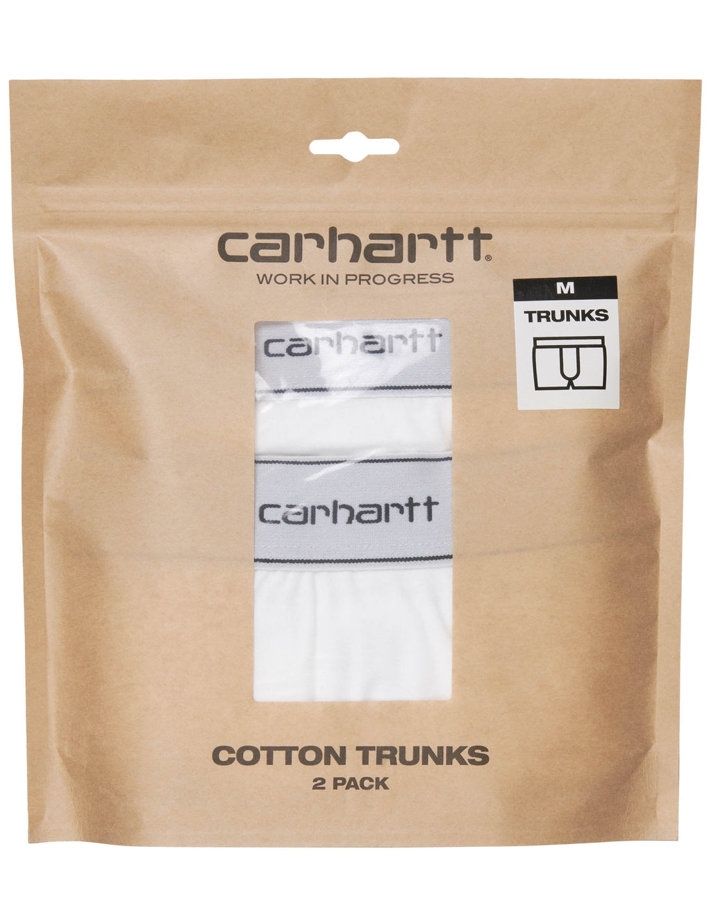 Cotton Trunks (2 Pack) - White