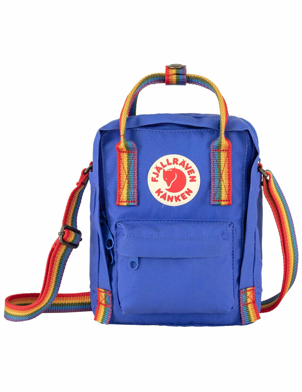 Kanken Sling Rainbow 2.5L Bag - Cobalt Blue-Rainbow Pattern