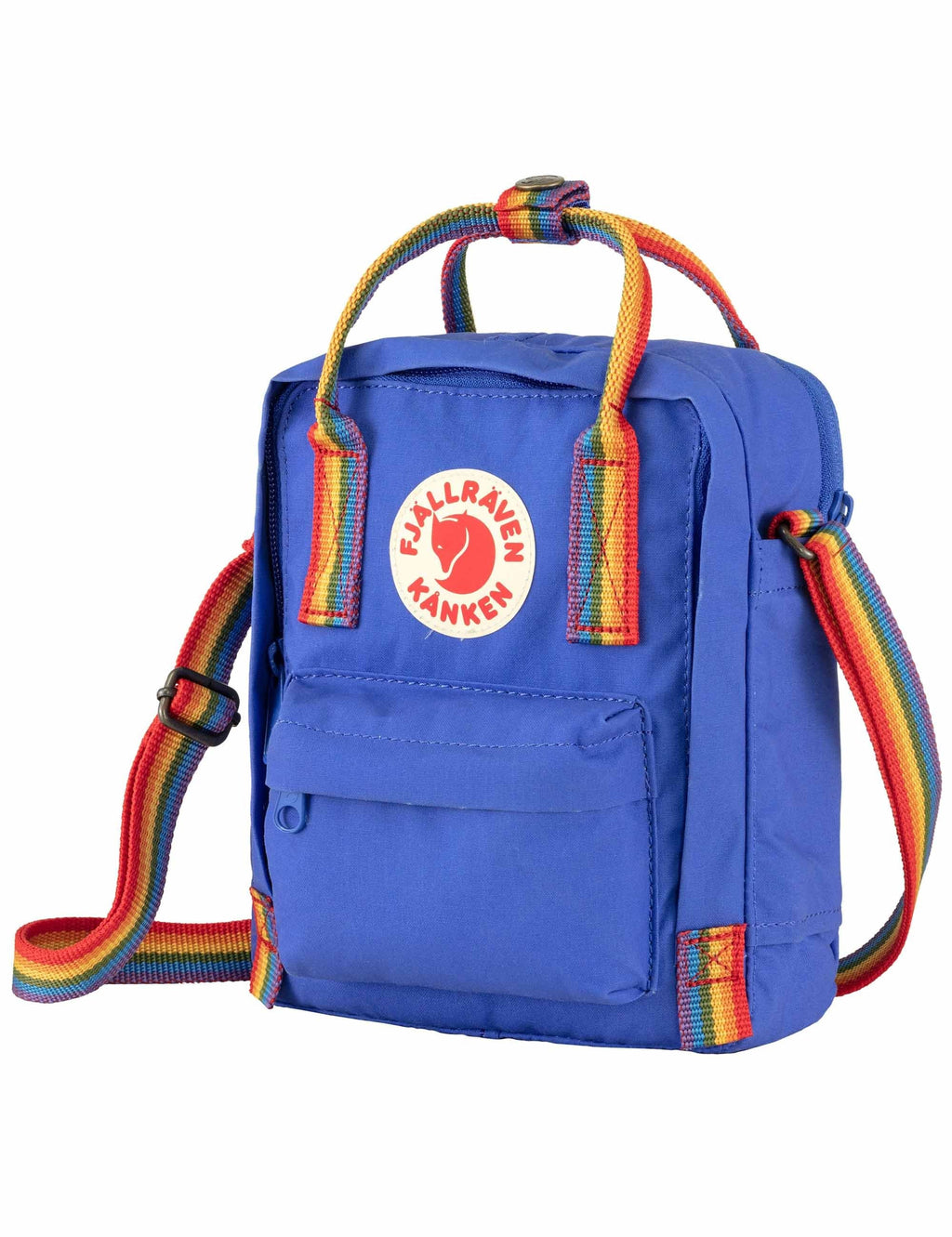 Kanken Sling Rainbow 2.5L Bag - Cobalt Blue-Rainbow Pattern