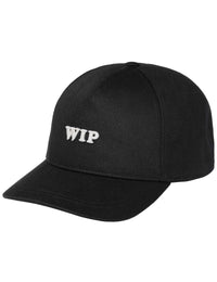 WIP Strapback Cap - Black/Wax