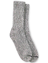 97167 Women's Cotton Ragg Socks - Black/White