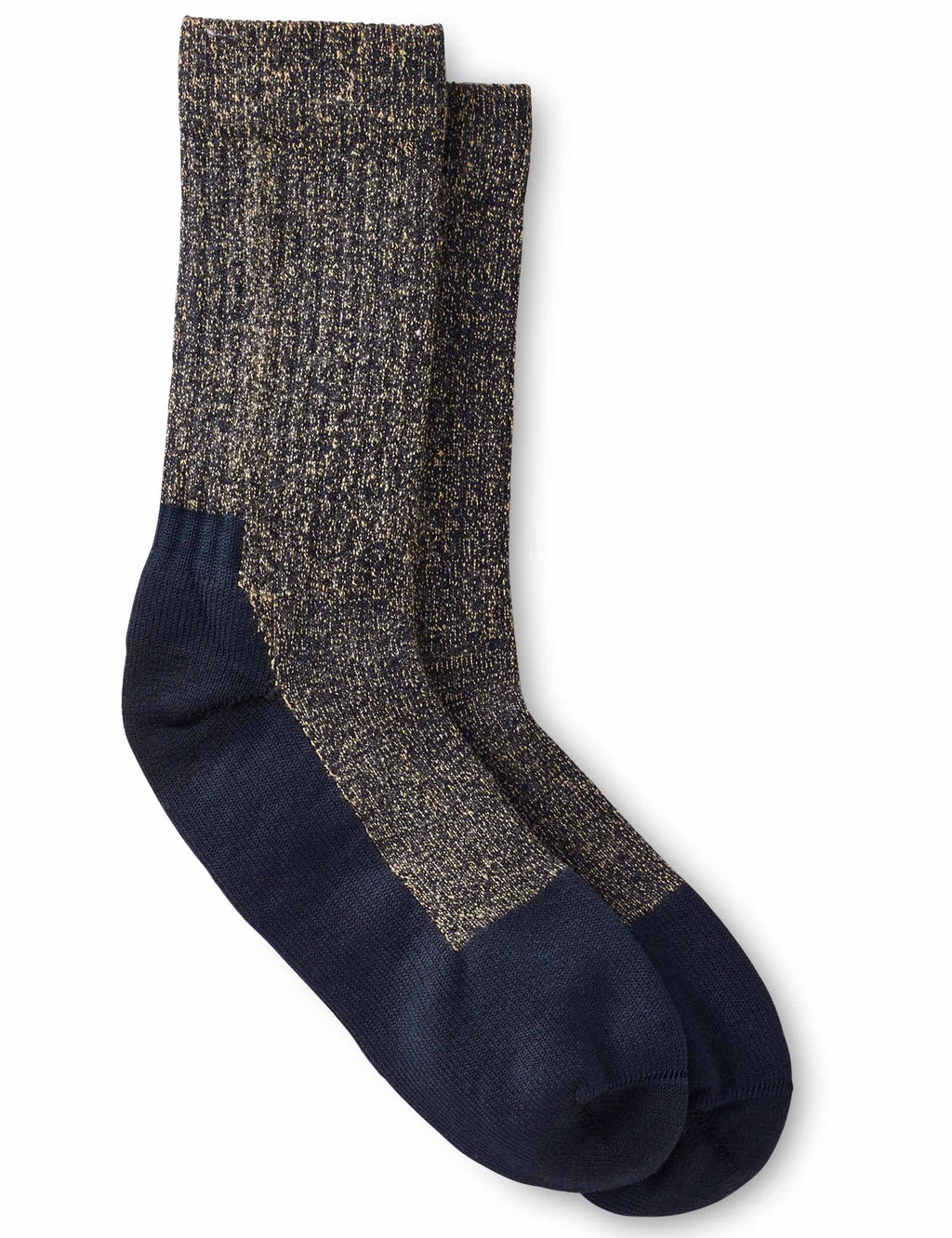 97642 Deep Toe Capped Wool Sock - Black