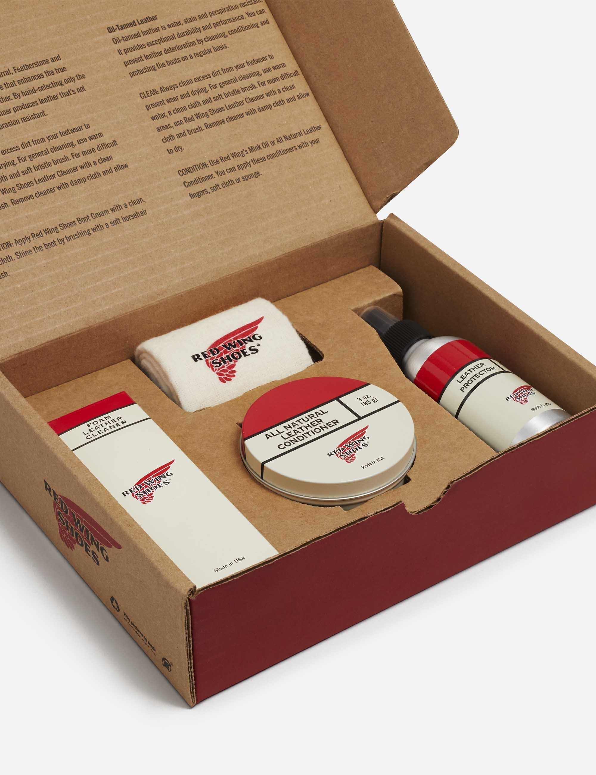 98030 Oil Tanned Leather Care Set