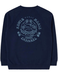 Music Channel Crew Sweat - Maritime Blue