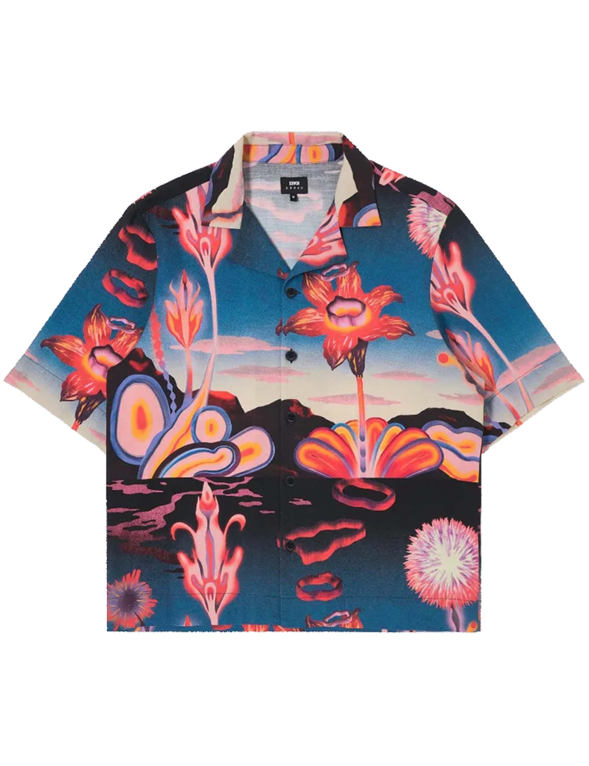 Edwin Jeans Hana No Shita Shirt - All Over Print - Clothing from Fat ...