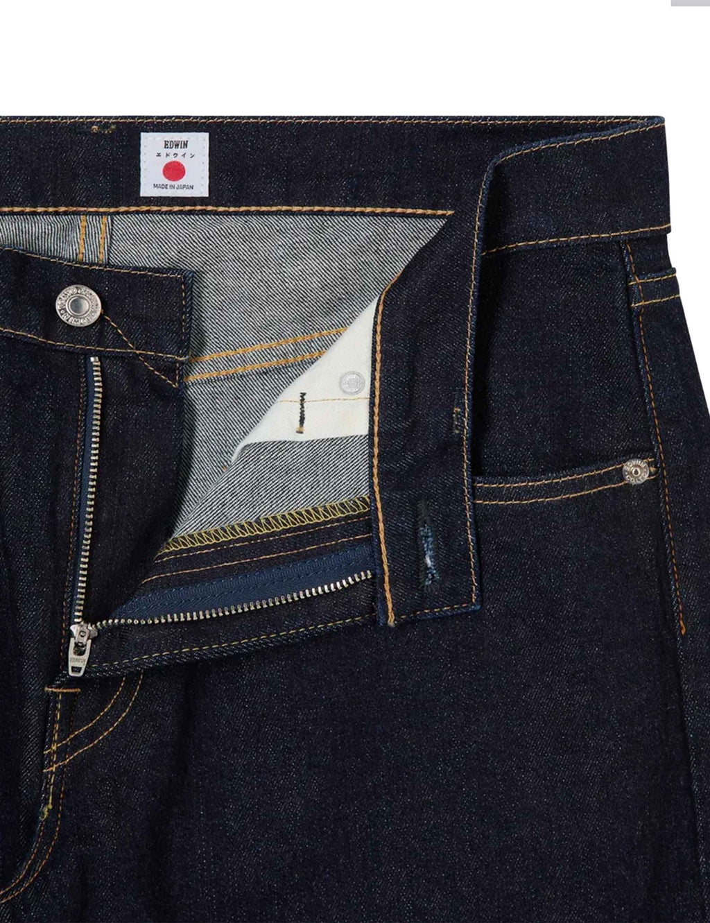 Regular Tapered Stretch Jeans - Blue, Rinsed