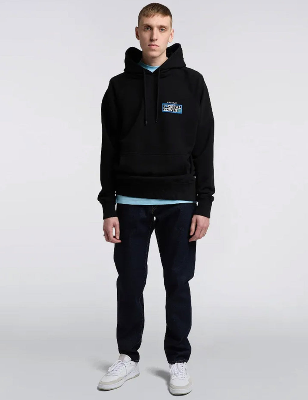 Regular Tapered Stretch Jeans - Blue, Rinsed