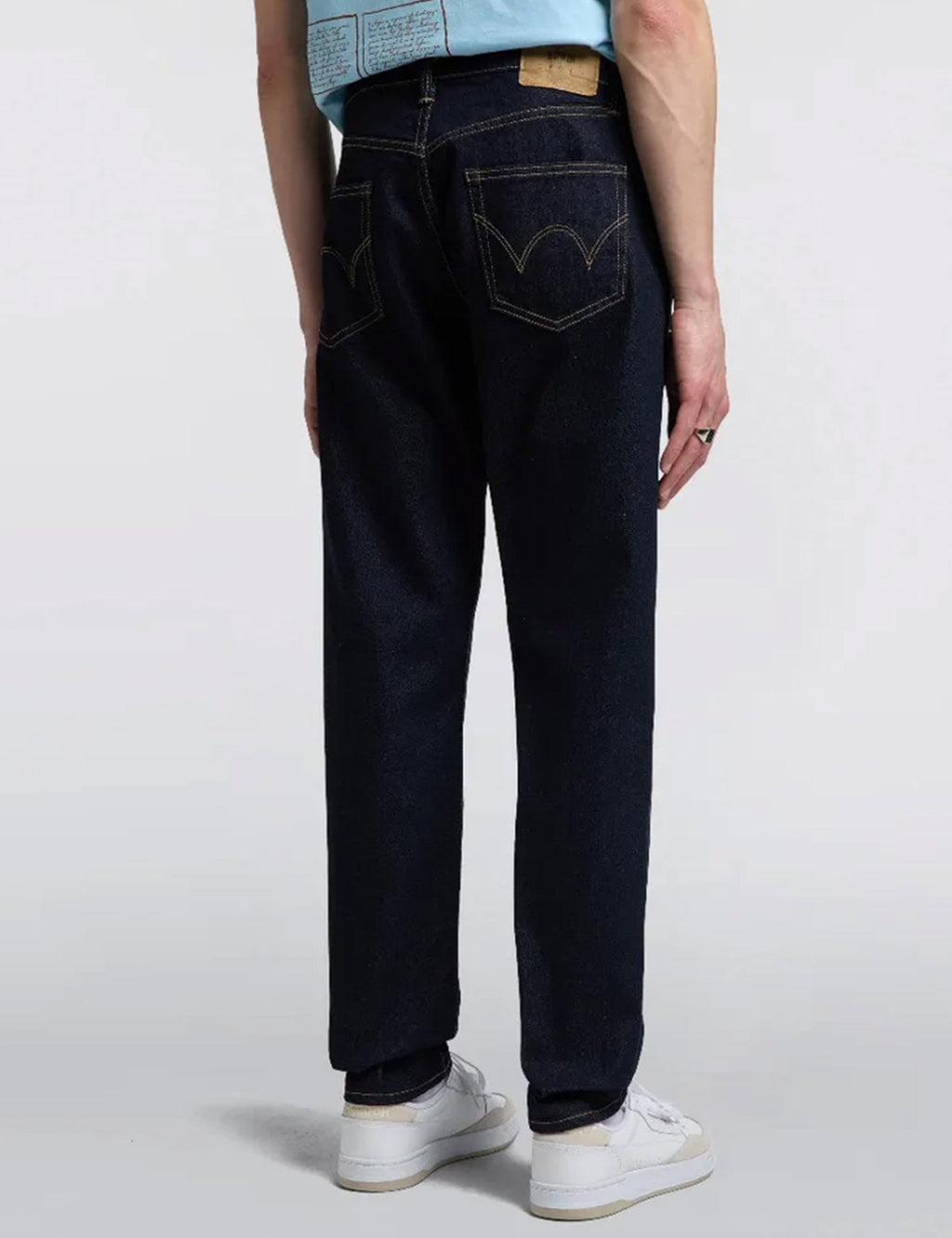 Regular Tapered Stretch Jeans - Blue, Rinsed