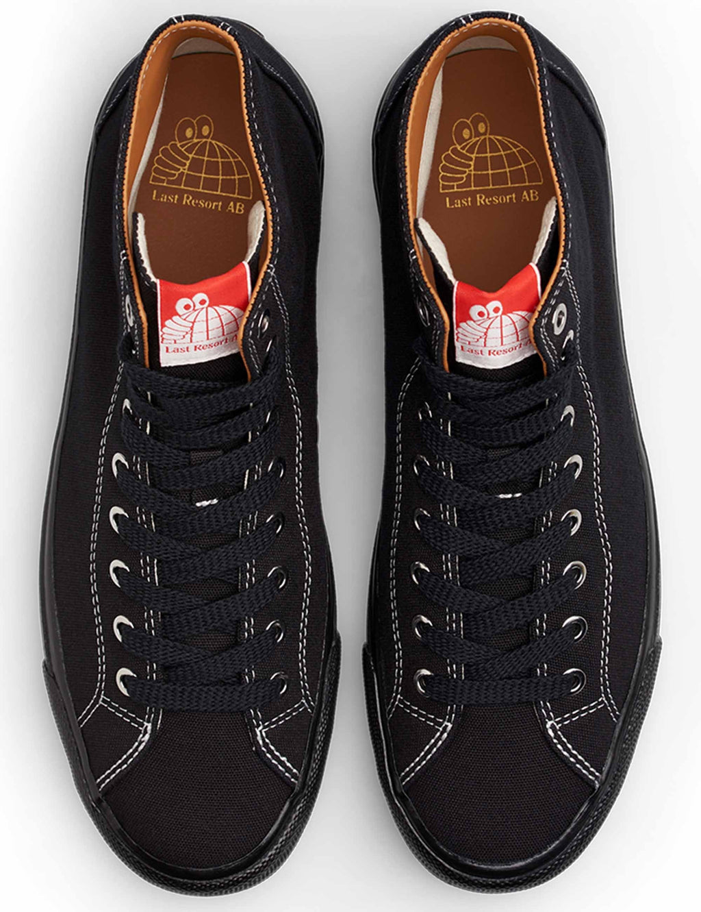 VM003 Canvas Hi Shoes - Black/Black