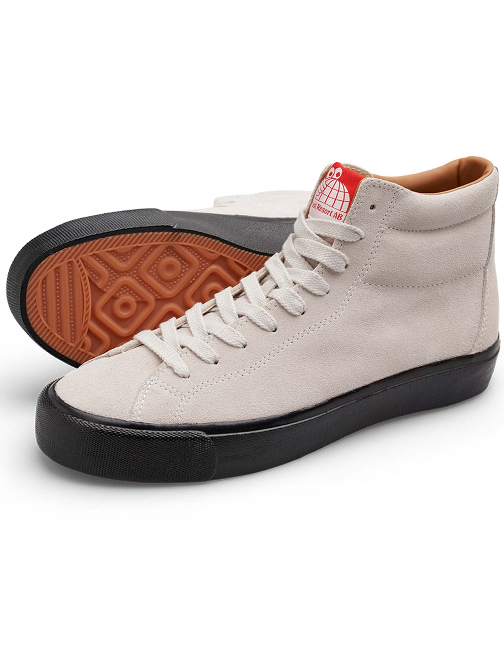 VM003 Suede Hi Shoes - White/Black