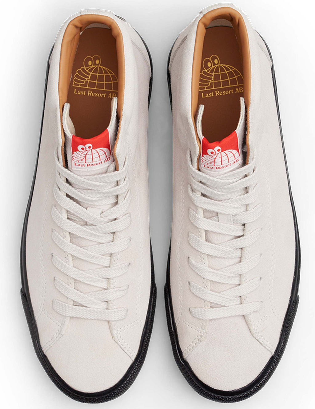 VM003 Suede Hi Shoes - White/Black