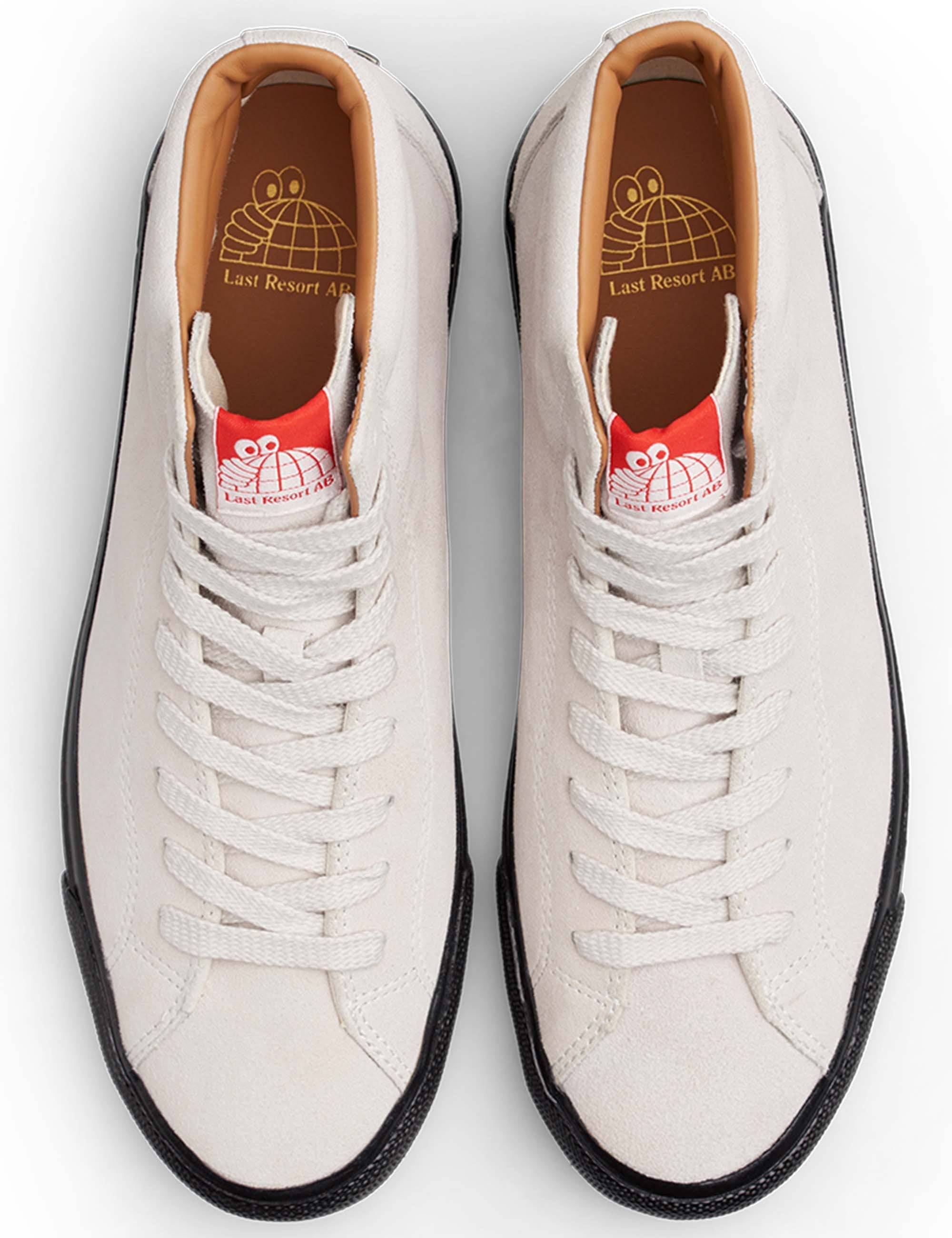VM003 Suede Hi Shoes - White/Black