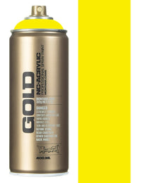 Montana Gold Spray Paint 400ml - Fluorescent Flash Yellow F1000