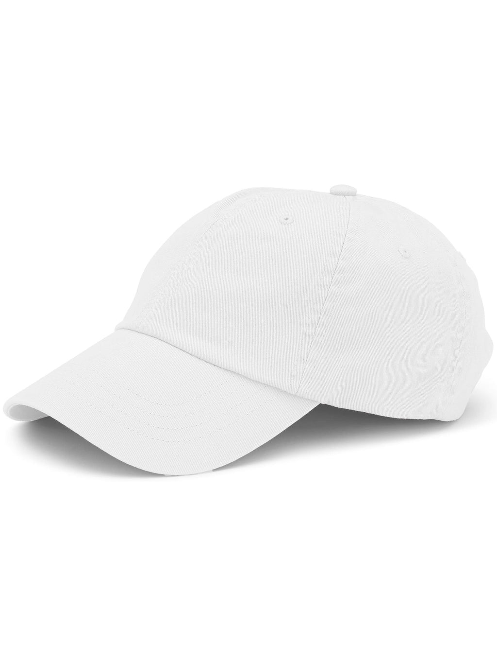 Organic 6 Panel Cap - Optical White