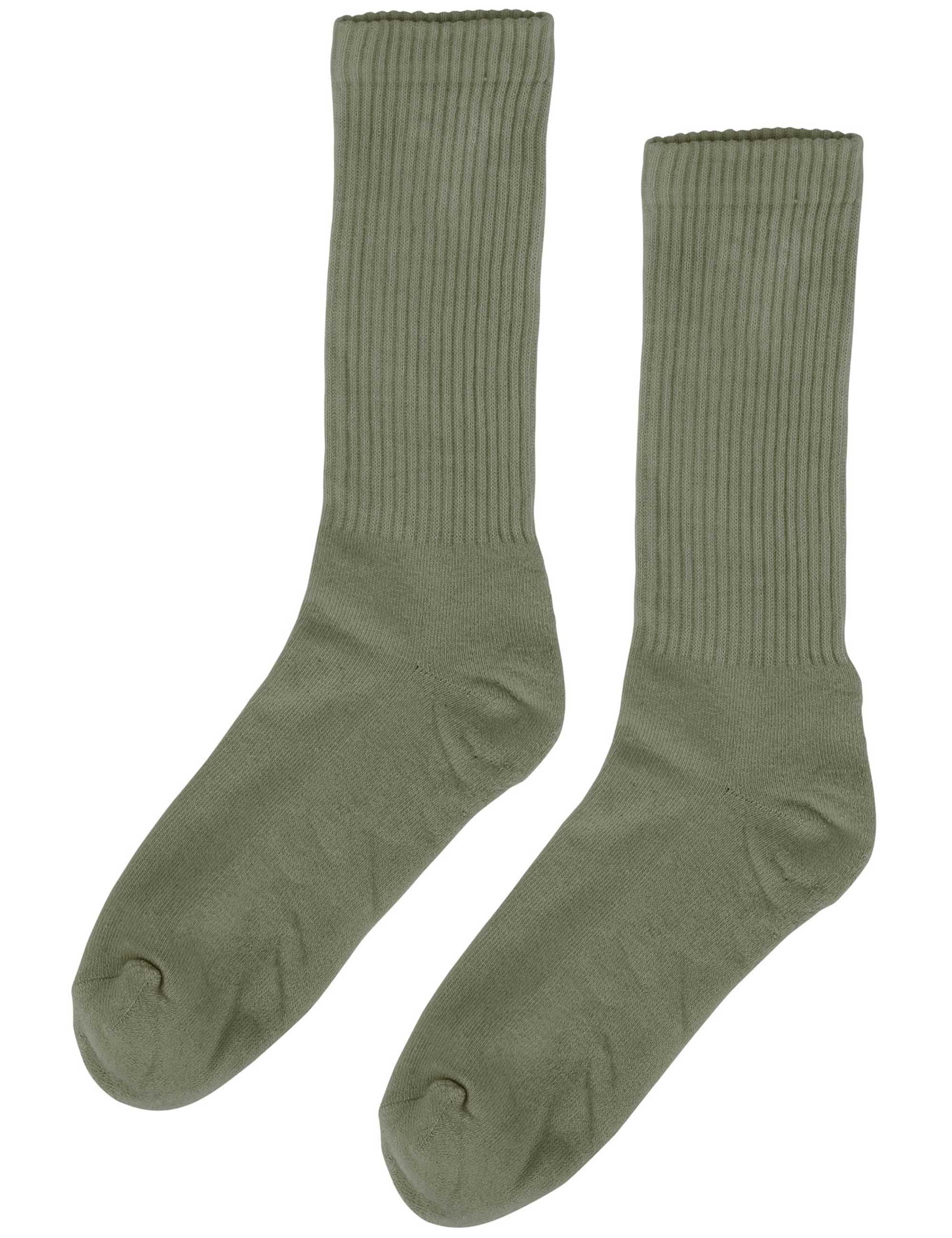 Organic Active Socks - Dusty Olive
