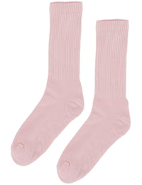 Organic Active Socks - Faded Pink