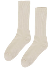 Organic Active Socks - Ivory White