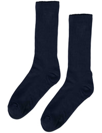 Organic Active Socks - Navy Blue