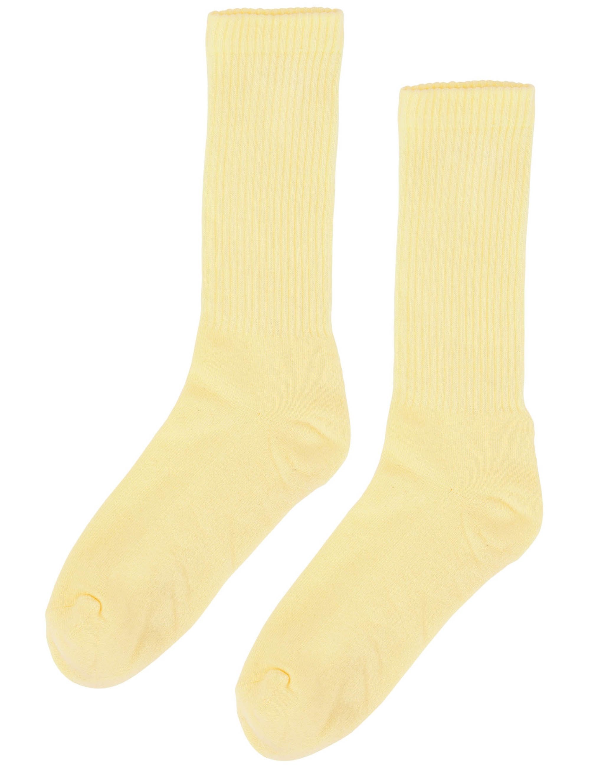 Organic Active Socks - Soft Yellow