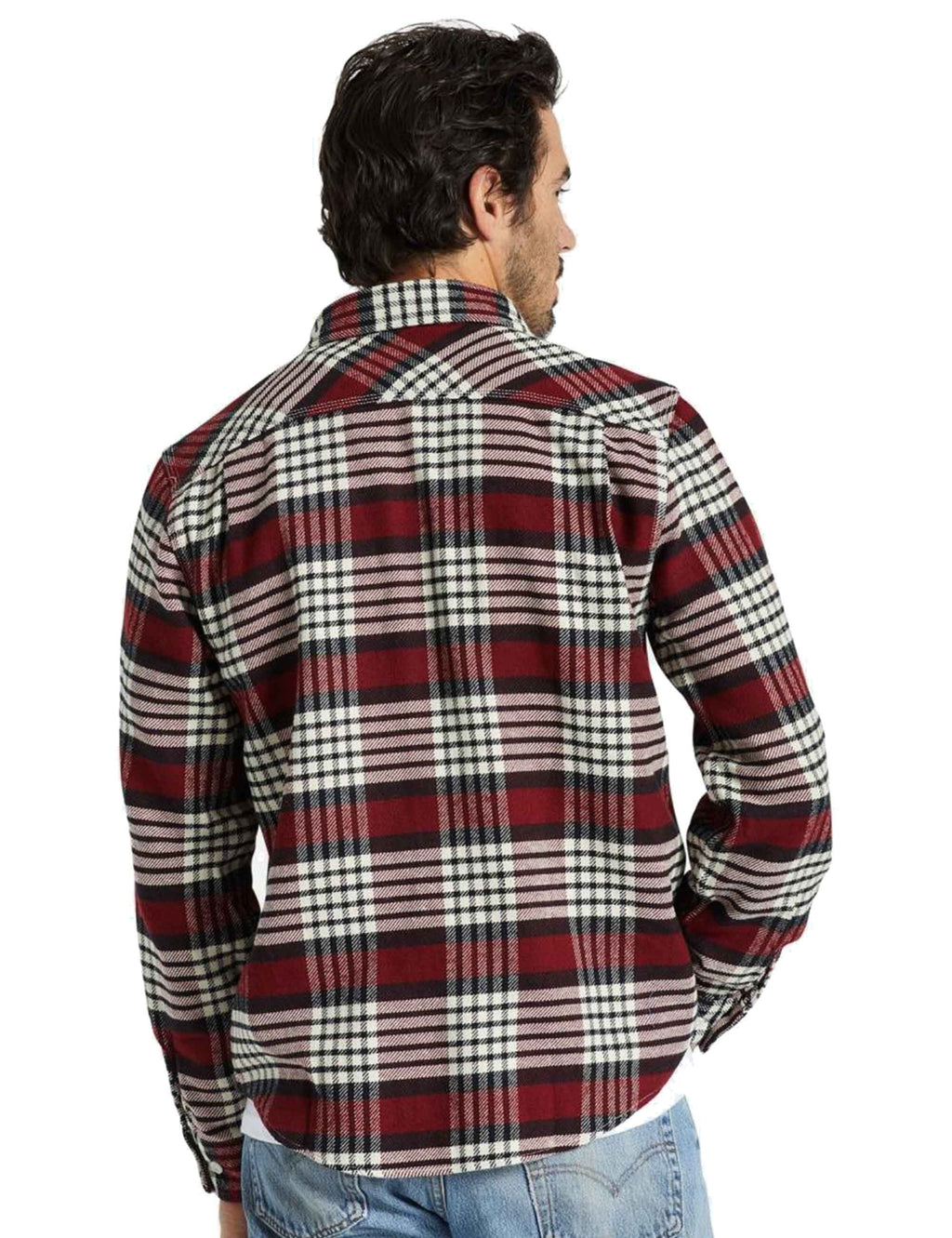 Bowery Flannel Shirt - Island Berry/Whitecap