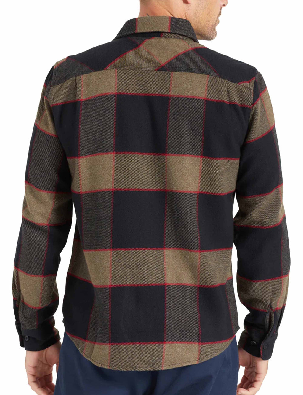 Bowery Flannel Shirt - Heather Grey/Charcoal