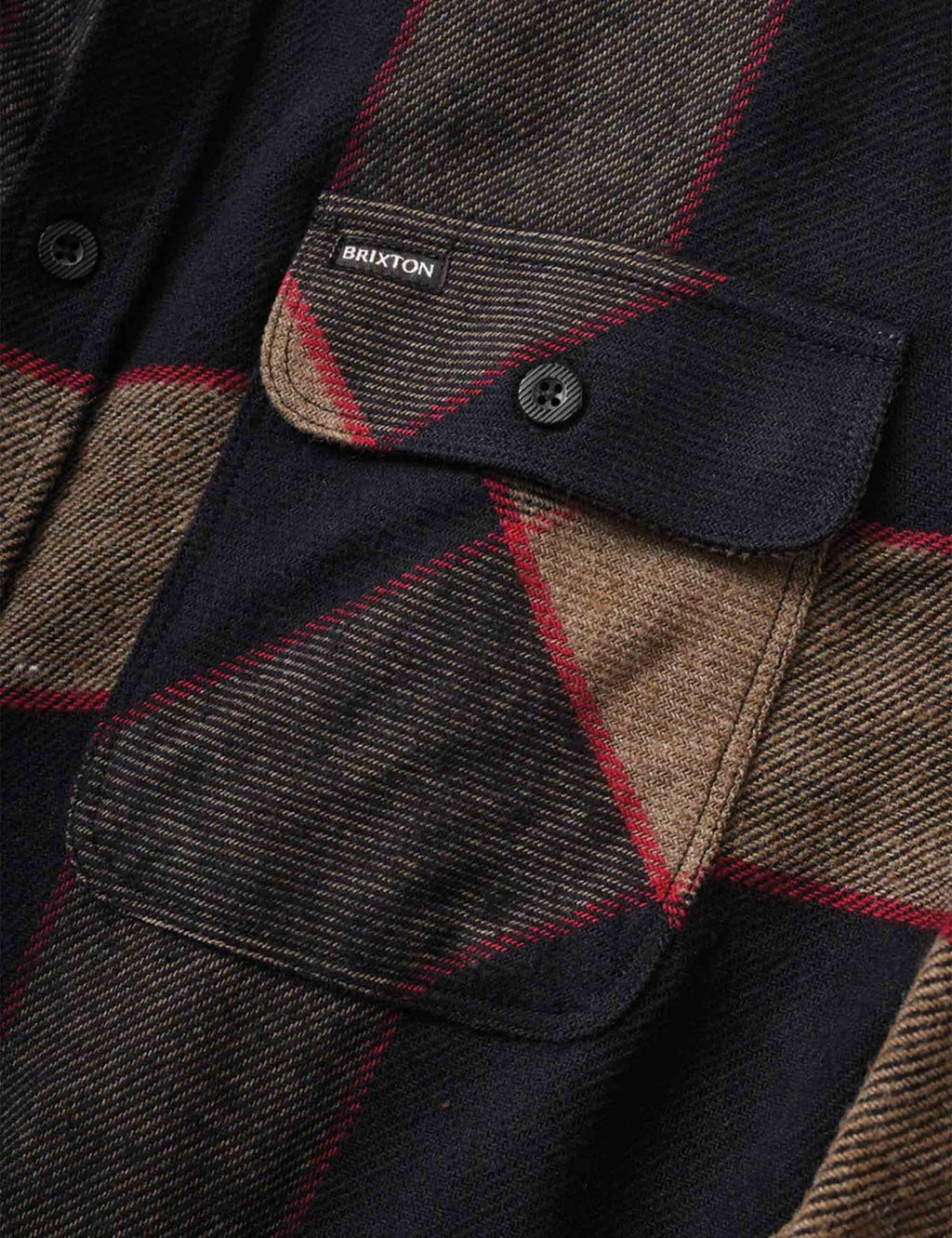 Bowery Flannel Shirt - Heather Grey/Charcoal