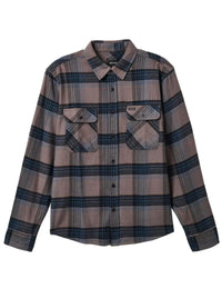 Bowery Flannel Shirt - Black/Ocean Blue