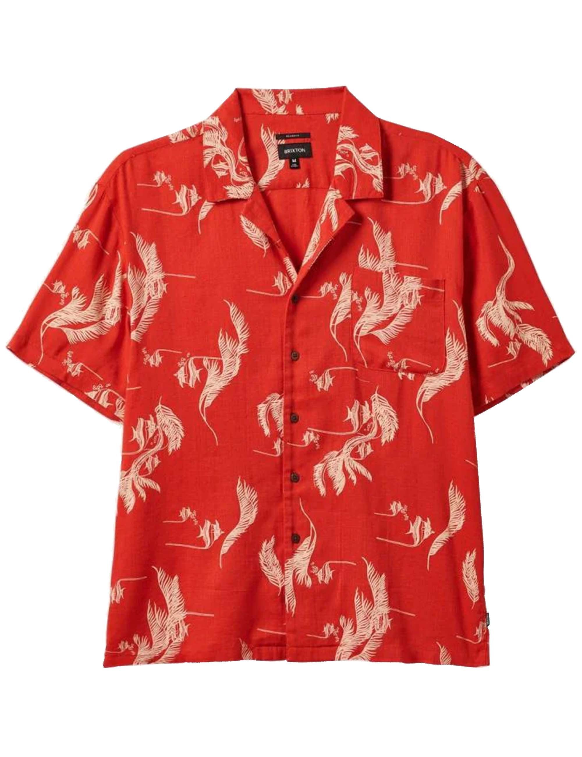 Bunker Slub Woven Shirt - Aloha Red