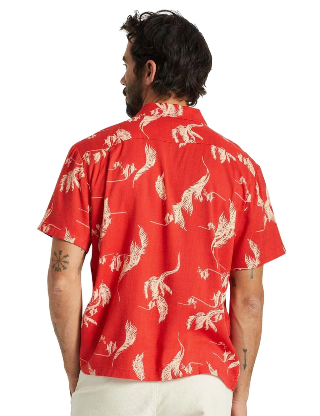 Bunker Slub Woven Shirt - Aloha Red
