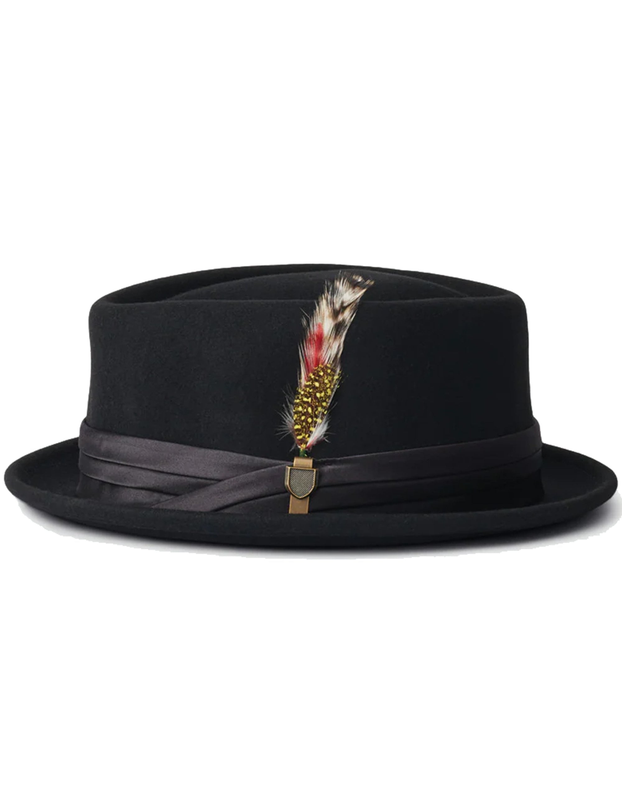 Stout Pork Pie Hat - Black