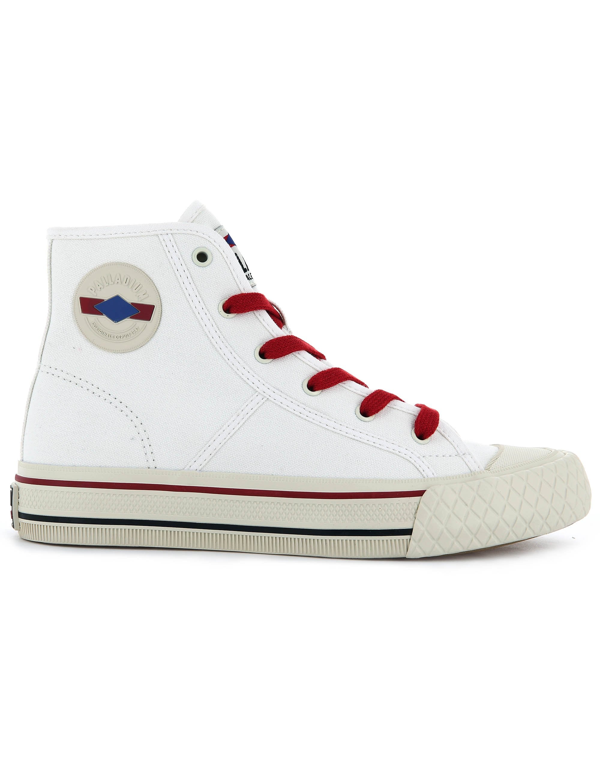 Palla Louvel Mid Trainers - Star White