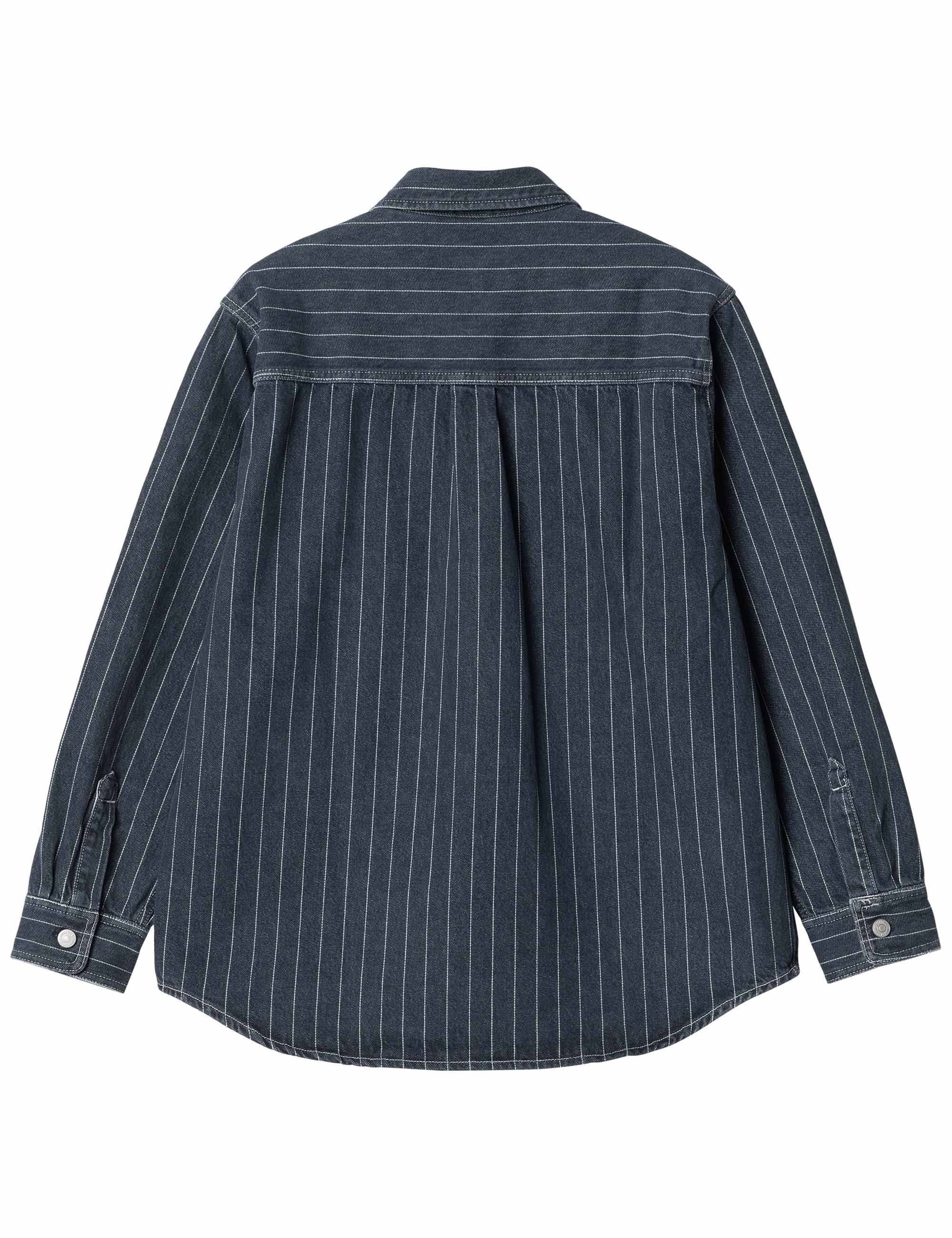 Orlean Stripe Shirt/Jacket - Blue/White