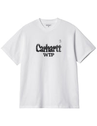 Spree Half Tone T-Shirt - White/Black