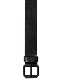 Carhartt WIP Ryan Leather Belt - Black/Black