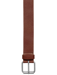 Carhartt WIP Ryan Leather Belt - Cognac/Silver