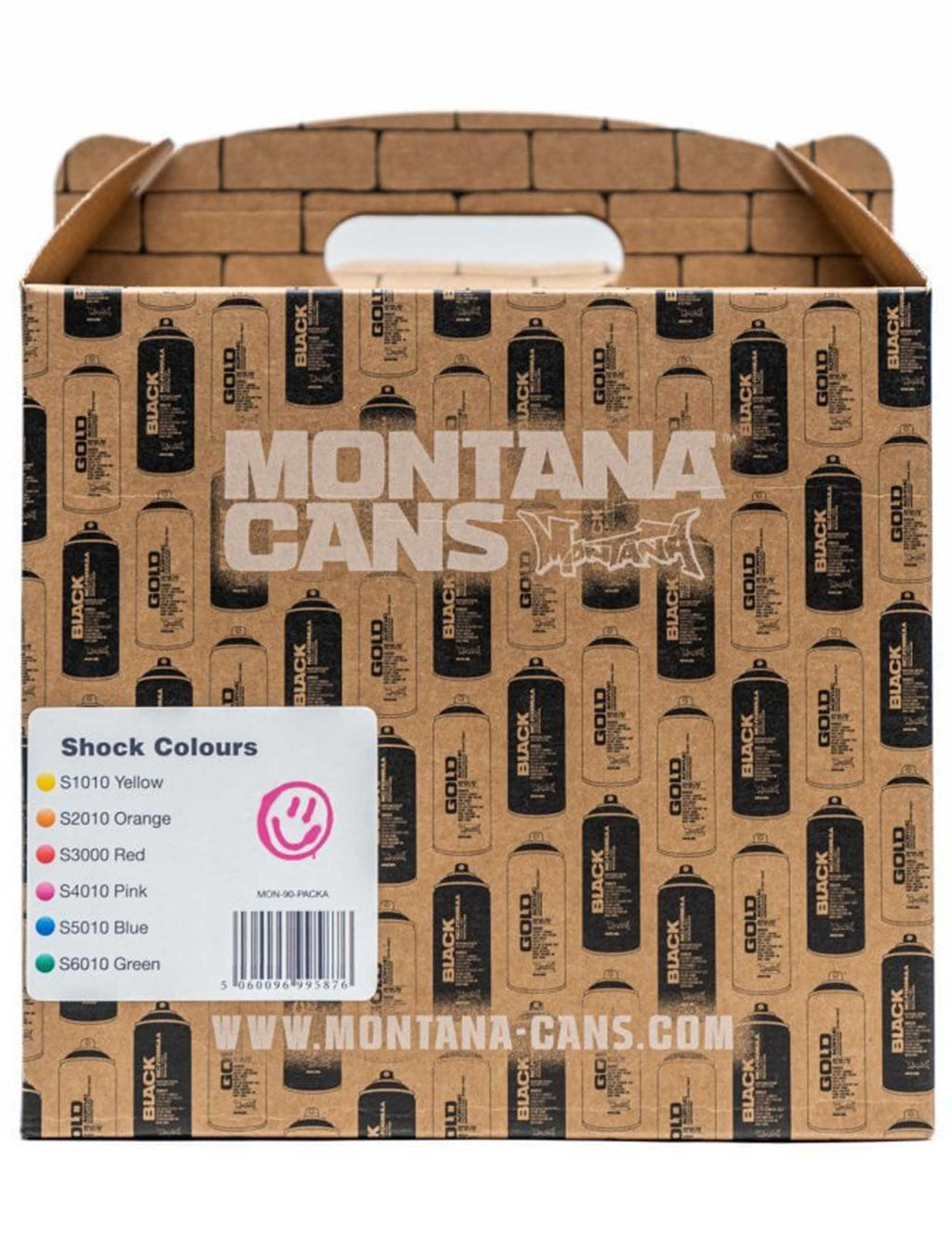 Spray Paint 400ml Box Set - Shock Colours