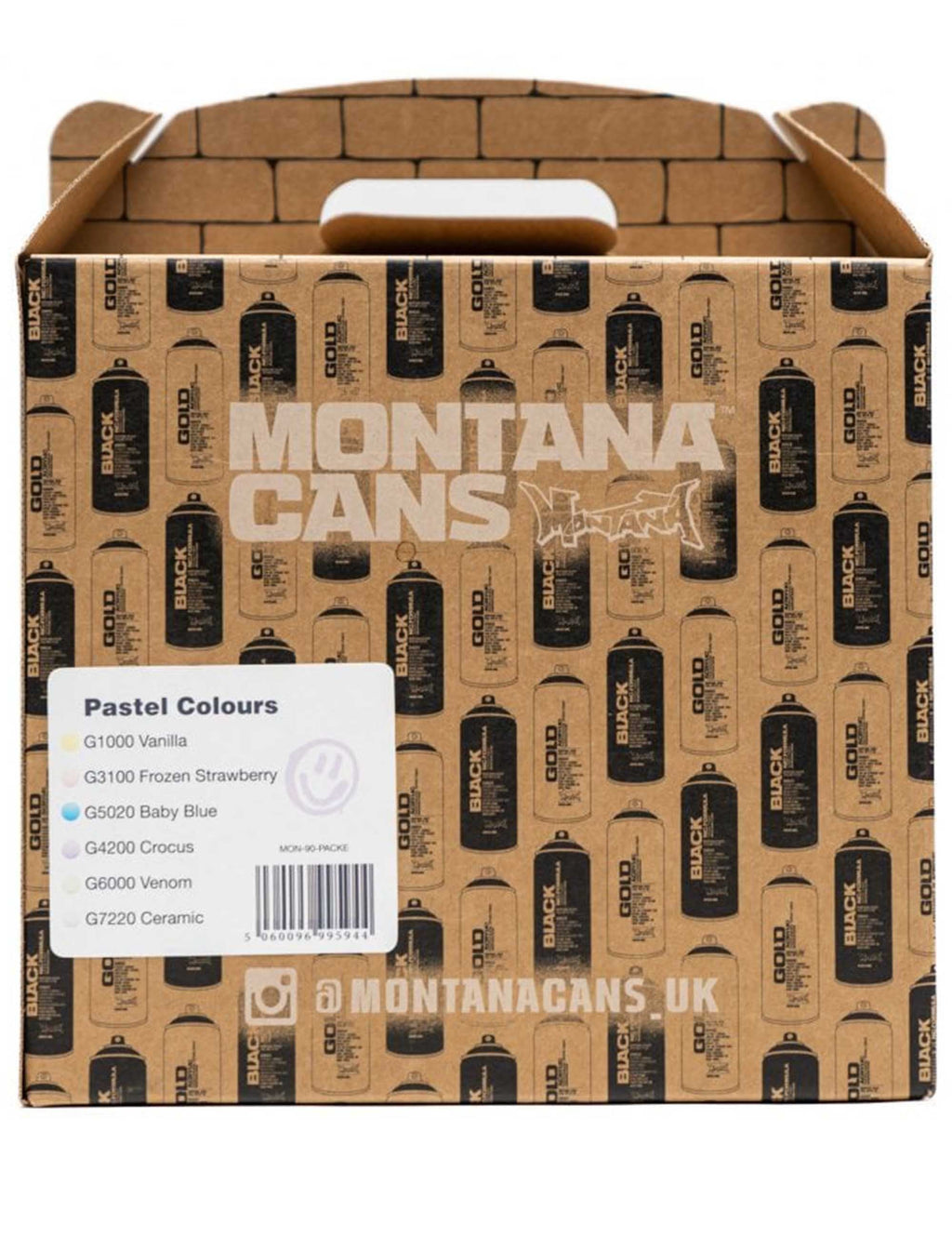Spray Paint 400ml Box Set - Pastel Colours
