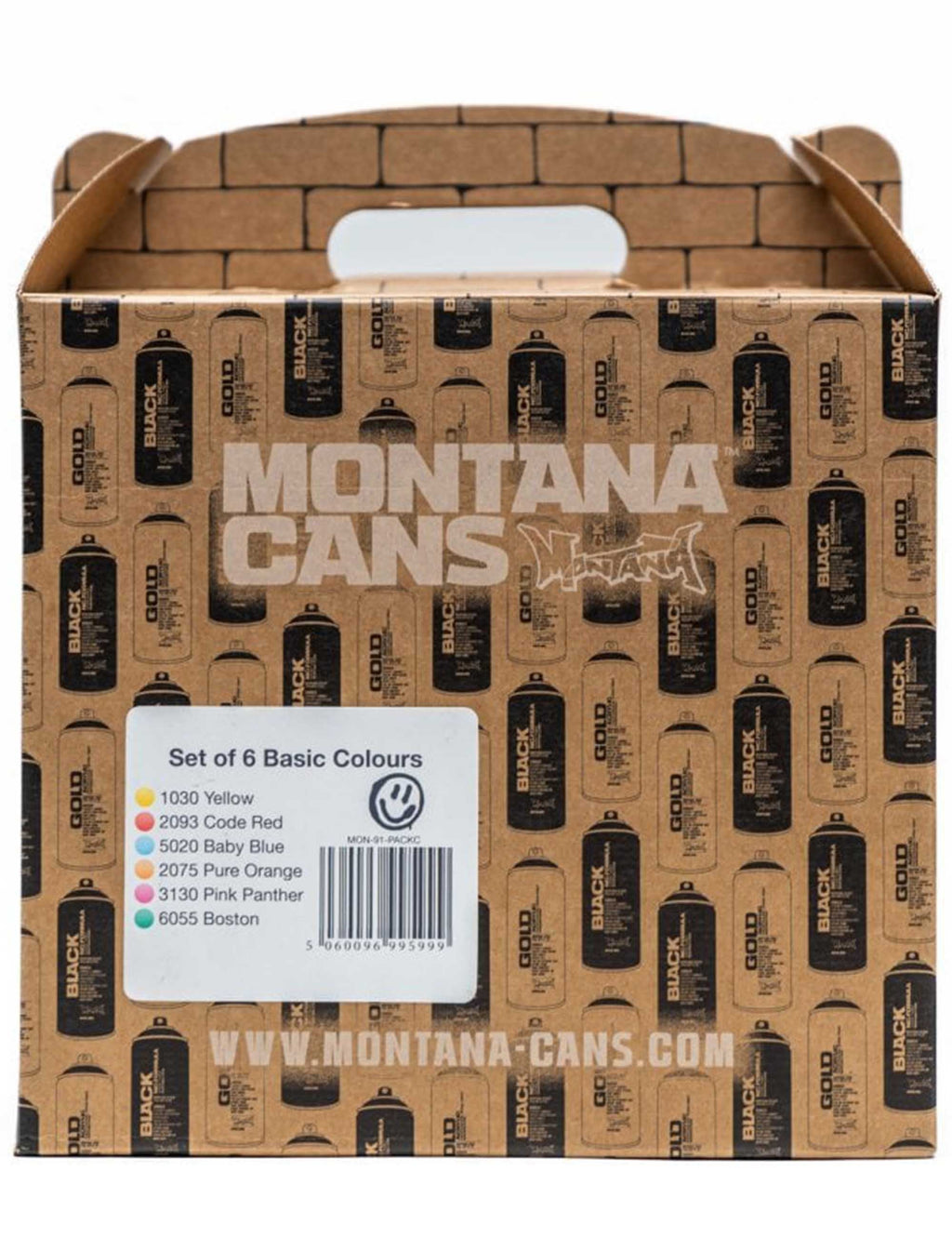 Spray Paint 400ml Box Set - Basic Colours