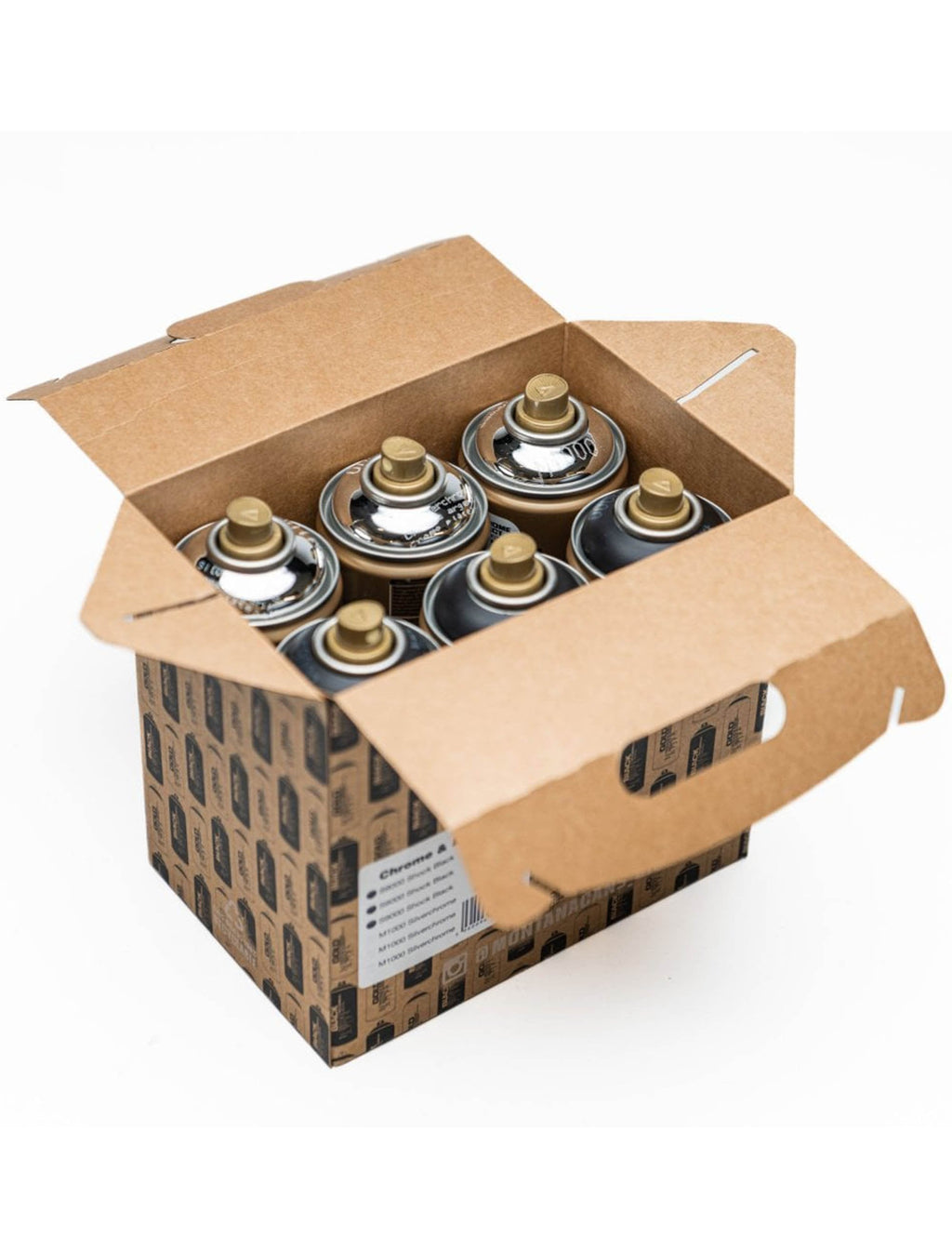 Spray Paint 400ml Box Set - Chrome & Black