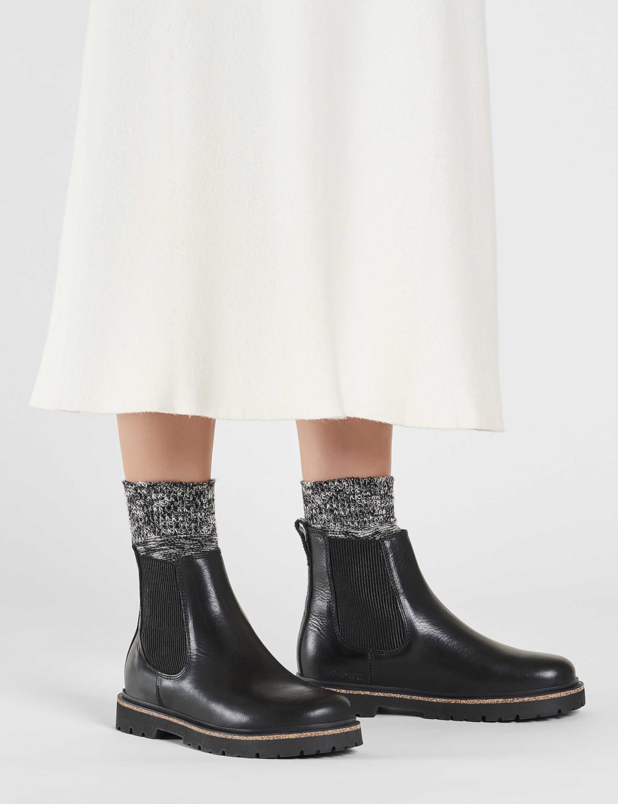 Birkenstock Women's Highwood Chelsea Boot - Black (Narrow Fit)