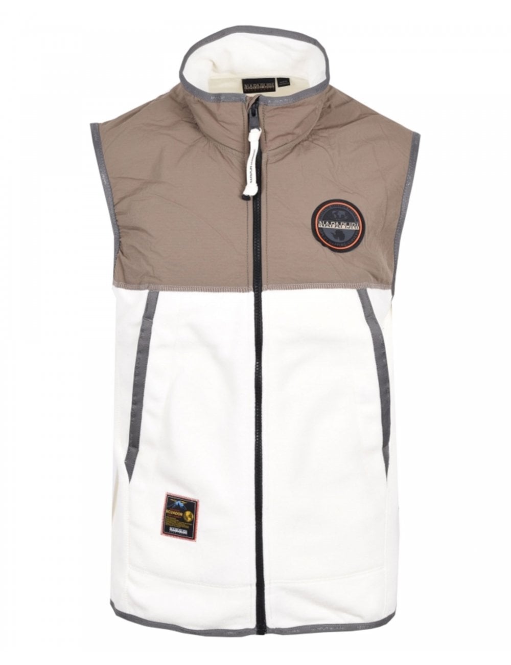 Ambato Fleece Vest - White Whisper