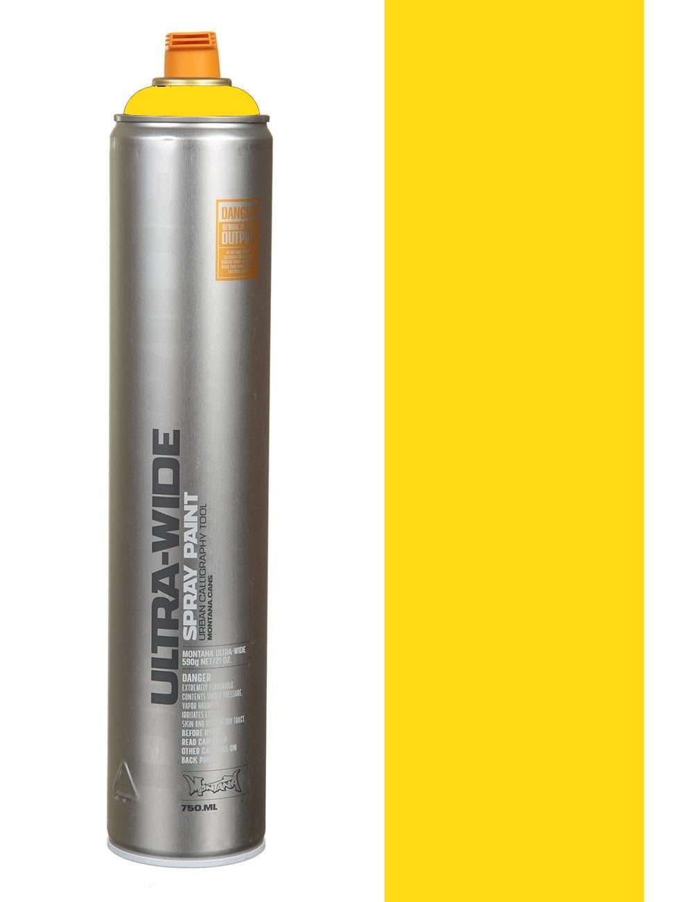 Spray Paint Ultra Wide 750ml - Kicking Yellow