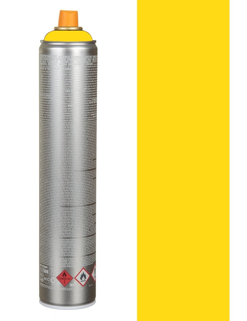 Spray Paint Ultra Wide 750ml - Kicking Yellow